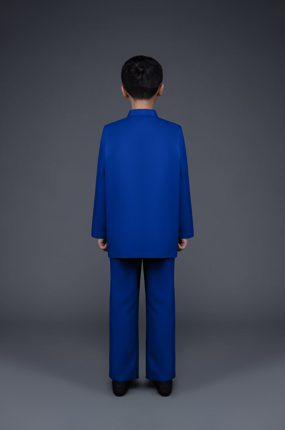 RR BASIC Baju Melayu Cekak Musang Boy in Electric Blue