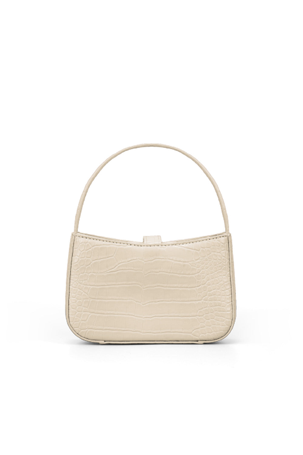 RR Juliet Croco Mini Shoulder Bag in Ivory