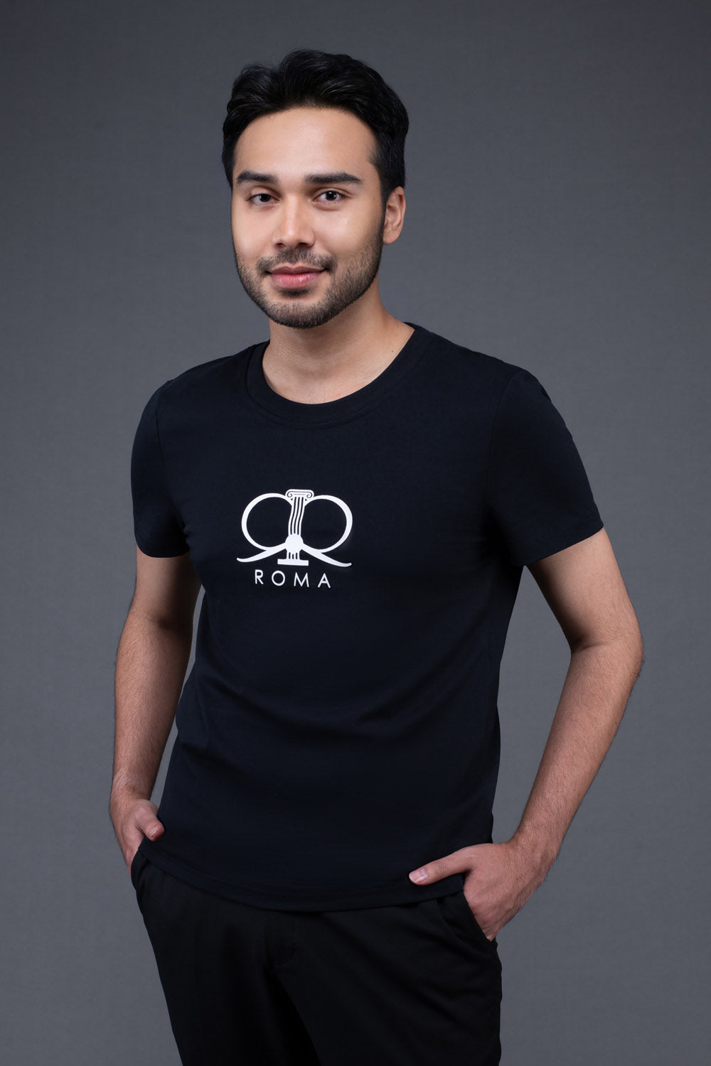 RR BASIC Roma T-Shirt in Black