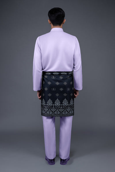 RR BASIC Baju Melayu Cekak Musang Set in Lilac
