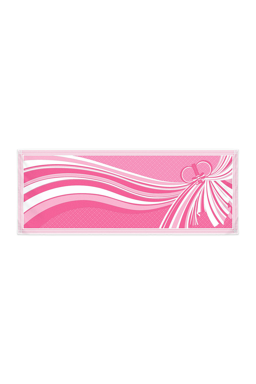 RR BASIC Ribbon Chiffon Shawl in Light Pink