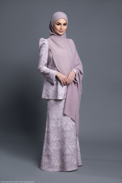 RR Baju Kurung Kedah Jewel in Blush Pink